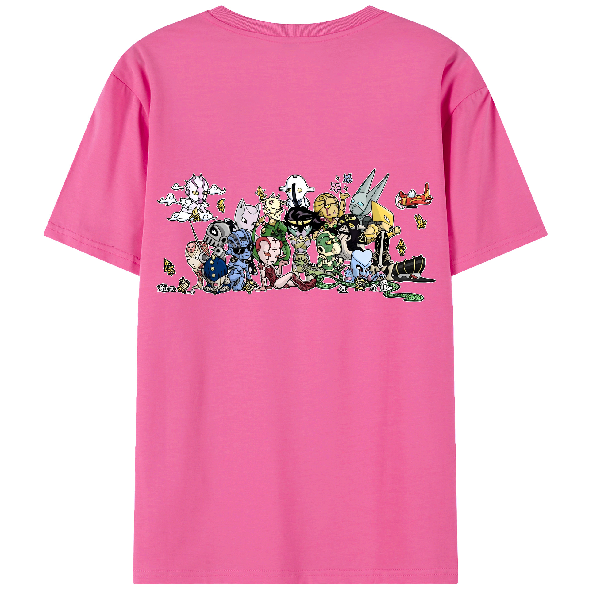 （画像用） ジョジョの奇妙な冒険 JoJo's Bizarre Adventure レディース半袖Tシャツ(バックプリント)